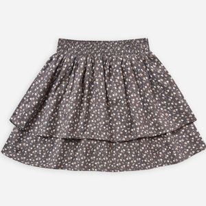 Rylee + Cru indigo, flower skirt 8/9